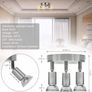LED Ceiling Light Rotatable,Hansang 3 Way Round Plate Ceiling Spotlight,3000K Warm White Ceiling Mounted,400LM Track Lighting Fixture (LED Light Bulbs Included) Image 2
