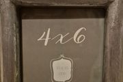 Silver photo frame 10 x 15 cm