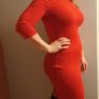 Fingers large red dress Image 4