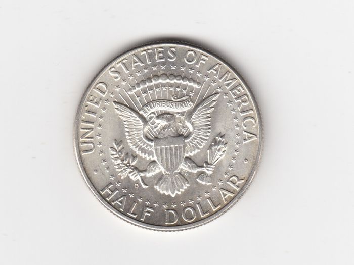 USA, Kennedy Half Dollar,  1964, 90% silver coin (no. G5)