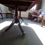 Hand carved Mahogany dinning table with 6 chairs Image 4