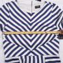 Oasis Blue Striped White A-line Dress 8UK/36EU Image 10