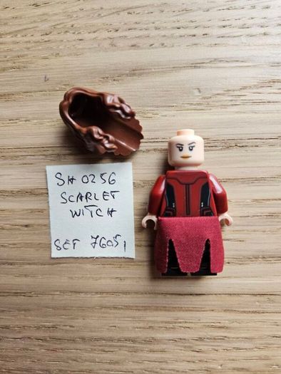 lego sh0256 scarlet witch, set 76051