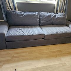 Navy sofa bed good condition