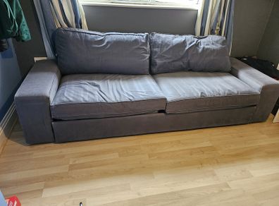 Navy sofa bed good condition