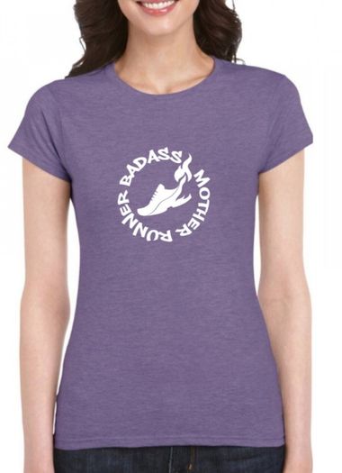 Badass Mother Runner T Shirt