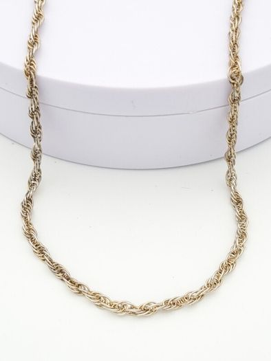 925 Vintage Sterling Silver Fully Hallmarked Signed Italian Byzantine Chain