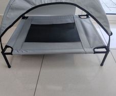 New dog bed with sun canopy