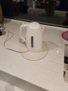 silver crest kettle partially used
