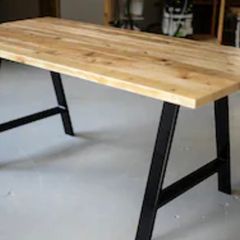 Solid Wood Reclaimed Dining Table PRICE DROP