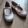 Ivory Satin Girls shoes Image 4
