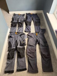 4 pairs of snickers work trousers
