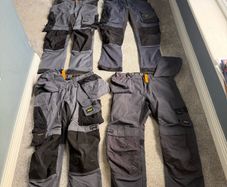 4 pairs of snickers work trousers