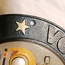 Cast Iron Hand-Painted Wall Volkswagen Crest Image 3