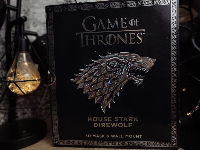 Game of Thrones ! House Stark Direwolf ! 3D Mask & Wall Mount ! 2017 ! by Heritage Of Scotland !