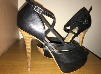 Bershka High heels. Black