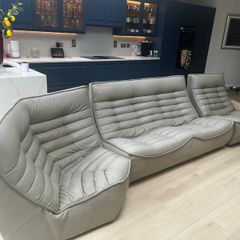 Italian Leather three piece sofa