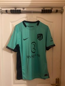 Athletico Madrid mint green football jersey