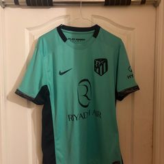 Athletico Madrid mint green football jersey