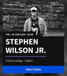Stephen Wilson Jr tickets