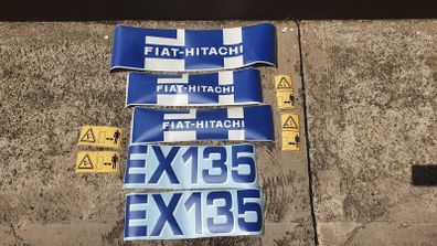 Fiat Hitachi EX135 Decal