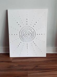 Original Textured Mixed Media Painting - Energy Source