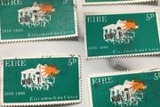 5x 1966 Easter Rising commemorative 5p stamps