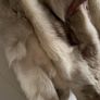 Tan and white vintage fur coat Image 2