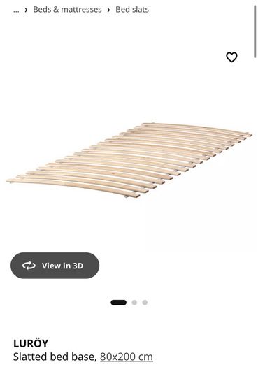 IKEA Pink Minnen Extendable Kids Bed and Mattress
