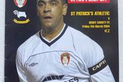 2004 St. Patrick's Athletic v Derby County FC - Pre-Season Friendly Programme