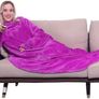 Winthome Wearable Blanket with Sleeves. Soft and Warm for Sofa Lovers. Two Sizes, with Elastic Cuffs, Hook and Loop Fastener MULTIPLE COLOURS/SIZES AVAILABLE (FREE POSTAGE) Image 4