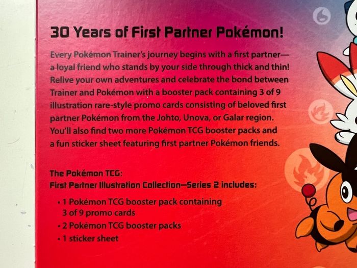 Pokemon First Partner Illustration Collection Series 2 NEW
