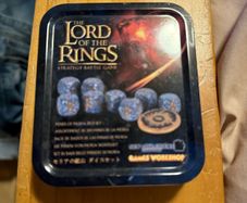 lord of the rings strategy battle games mines of Moria collectors dice set