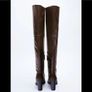 Zara Over The Knee Leather Boots Image 5