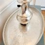 Vintage Sheffield Silver Plated Tray & Tea Pot Image 3