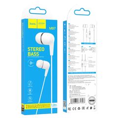 Hoco M97 Stereo Bass Universal Premium Headphones White