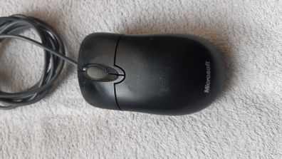Microsoft Basic Optical Wheel Mouse 1.0A Black Retro Vintage Gaming