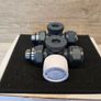 EMKE Radiator Valve, Valve for Radiators and Towel Dryers, Universal for Angle and Straight Valves, G1/2", Anthracite, 1 Piece Image 3