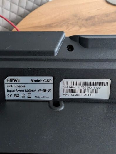 Fanvil X3SP PoE SIP VoIP IP Phone 2 SIP Lines Colour Display 3CX Asterisk Compatible Factory Reset