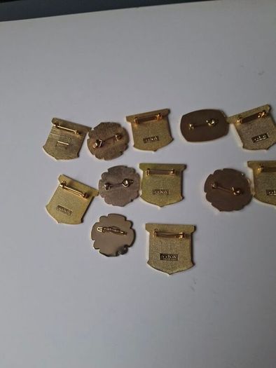 12 x Vintage 1970's,  80's  Joe Walsh Irish Tours Badges