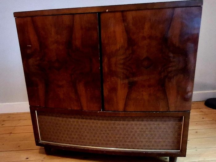 Vintage Stereo 1950's Radiogram Record and Radio Player