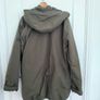 Men's Olive Green Waterproof Parka Jacket Image 2