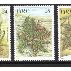 1986 Ireland Fauna & Flora Ferns Commemorative Stamps Mint Never Hinged (MNH)