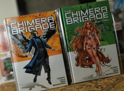 The Chimera Brigade ! Volume 2 + Volume 3 ! Hardcovers ! 2015 ! by Titan Books !