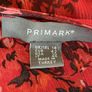 Ladies Red Floral Chiffon Dress with Slip from Primark Image 2