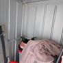 STEEL SHED , 2.8m long, 1.1m deep and 1.73 high. Image 4