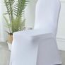 40 BRAND NEW White Spandex Stretch Chair Covers - Never Used Image 2