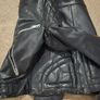 Vintage classic retro motorbike leather jacket Image 4