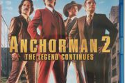 Anchorman: The Legend Continues [2013] Will Ferrell, Steve Carell, Paul Rudd, David Koechner, Christina Applegate &amp; Fred Willard [2xBlu-ray Movie]