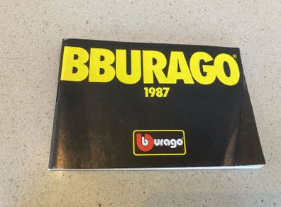 Burago Model Cars Catalogue Year 1987